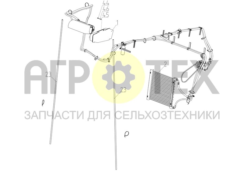 Чертеж Кондиционер (РСМ-120.06.28.000Ф)